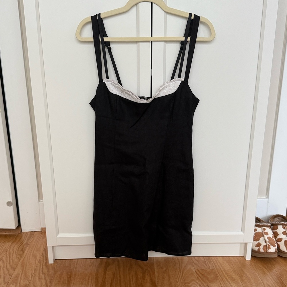 Reformation Lovella Linen Dress